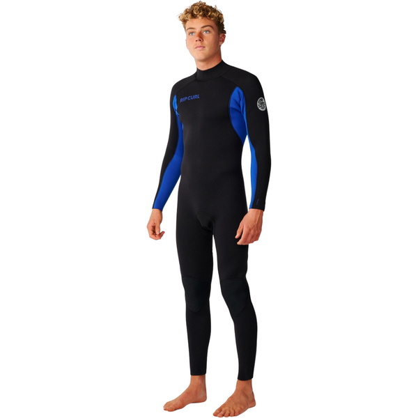 2026 Rip Curl Mens Trad 3/2mm Back Zip Wetsuit 18DMFS - Blue
